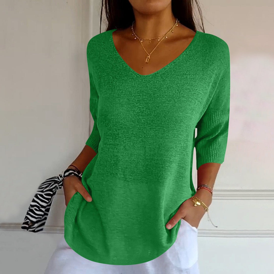 VOGUE™ - Elegant Knitted Shirt