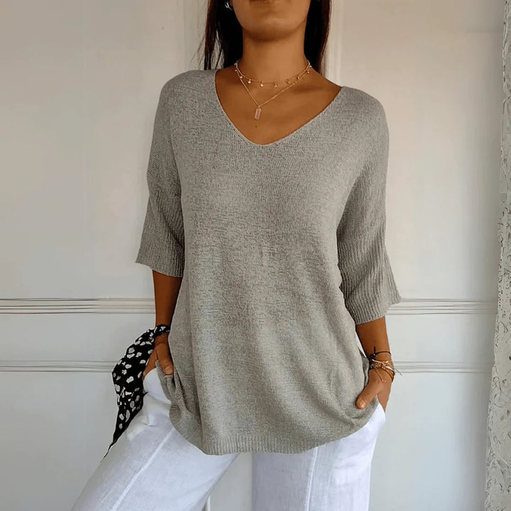 VOGUE™ - Elegant Knitted Shirt